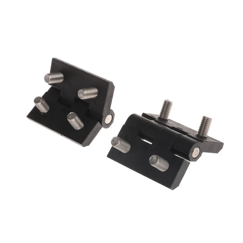 Steinbach & Vollman Polycarbonate Butt Hinge with Fixed Pin Bolt-On Fixing 60mm x 60mm x 8mm 283-4108