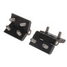 Steinbach & Vollman Polycarbonate Butt Hinge with Fixed Pin Bolt-On Fixing 60mm x 60mm x 8mm 283-4108