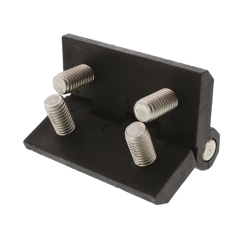 Steinbach & Vollman Polycarbonate Butt Hinge with Fixed Pin Bolt-On Fixing 60mm x 60mm x 8mm 283-4108