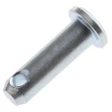RS PRO Stainless Steel Clevis Pin 4.76 mm Diameter, 15.87 mm Length Bright Zinc Finish 838-912