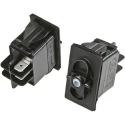 Carlingswitch SPDT On-On On-(On) Rocker Switch Panel IP68 Rated Panel Mount V45AS00C-00000-XMT2