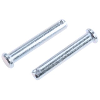 RS PRO 38.1 mm Bright Zinc Stainless Steel Clevis Pin, 19.05 mm Diameter 838-978