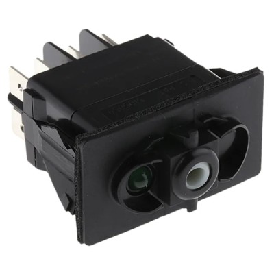 Carlingswitch Illuminated DPDT Latching DP SP Rocker Switch Panel 12V DC 20A IP68 RCV-37111470