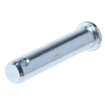 RS PRO Stainless Steel Clevis Pin 7.94 mm Diameter Bright Zinc Finish 38.1 mm Length 839-000