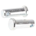 RS PRO 25.4 mm Bright Zinc Stainless Steel Clevis Pin, 9.53 mm Diameter 839-016