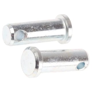 RS PRO 25.4 mm Bright Zinc Stainless Steel Clevis Pin, 9.53 mm Diameter 839-016