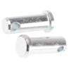RS PRO 25.4 mm Bright Zinc Stainless Steel Clevis Pin, 9.53 mm Diameter 839-016