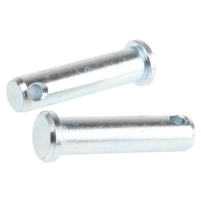 RS PRO 38.1 mm Bright Zinc Stainless Steel Clevis Pin, 9.53 mm Diameter 839-038