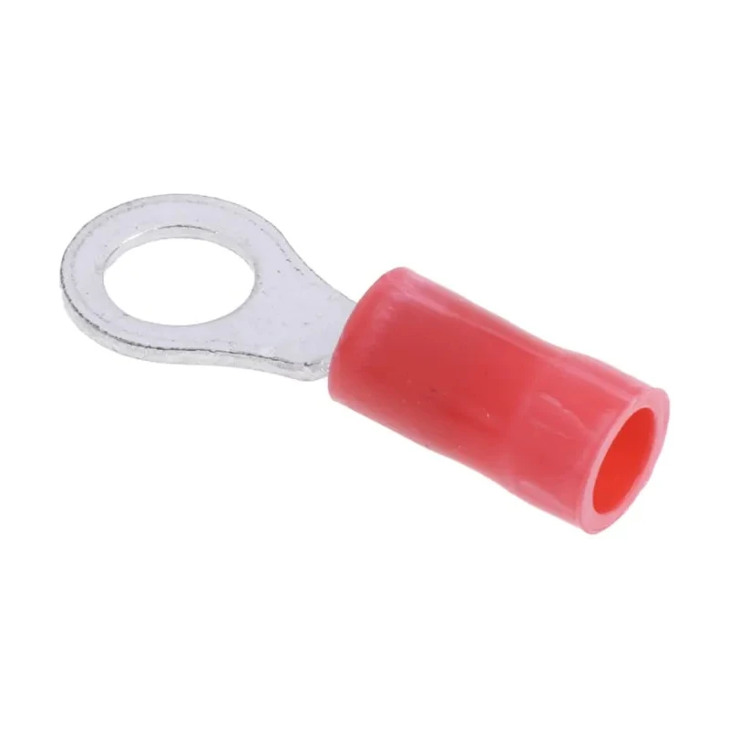 TE Connectivity PLASTI-GRIP Insulated Crimp Ring Terminal M5 Stud Size 22 AWG 16 AWG Wire Size Red 34149