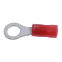 TE Connectivity PLASTI-GRIP Insulated Crimp Ring Terminal M5 Stud Size 22 AWG 16 AWG Wire Size Red 34149