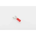 TE Connectivity PLASTI-GRIP Insulated Fork Terminal 22 AWG to 16 AWG M3.5 Stud Size Polyvinyl Chloride Red 34154