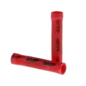 TE Connectivity PLASTI-GRIP Butt Splice Connector, Red, Insulated Vinyl, Tin-Plated Copper, 16 AWG, 27.33mm Length 34070