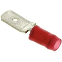 RS PRO Insulated Male Spade Connector PIDG FASTON .250, Crimp, Red, 5.14 mm², 20 AWG to 17 AWG 140896-2