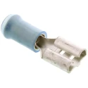 TE Connectivity PIDG FASTON .250 Blue Insulated Female Spade Connector Crimp 6.35 x 0.81 mm Tab Size 17 AWG to 13 9-160313-2
