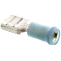TE Connectivity PIDG FASTON .250 Blue Insulated Female Spade Connector Crimp 6.35 x 0.81 mm Tab Size 17 AWG to 13 9-160313-2