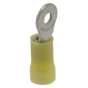 RS PRO PLASTI-GRIP Insulated Crimp Ring Terminal M3.5 Stud Size 12 AWG 10 AWG Wire Size Yellow 342182-1