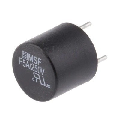 Schurter Non-Resettable Fuse Radial 5A 250V AC Fast Acting MSF 250 Series 0034.6021