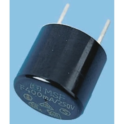 Schurter Non-Resettable Radial Fuse 400mA, 250V ac MST 250 Series 0034.6611