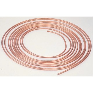 RS PRO Copper Pipe, 9.5 mm Outside Diameter, 10 m Length, 77 bar Maximum Operating Pressure 846-496