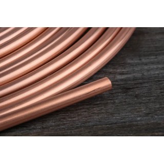 RS PRO Copper Pipe 8 mm Outside Diameter 10 m Length 81 Bar Maximum Operating Pressure 200°C Max Temperature 846-828