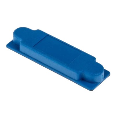 RS PRO D-Sub Connector Cover For Use With Female 15-Pin Terminal Blue ABS Material 284-8185