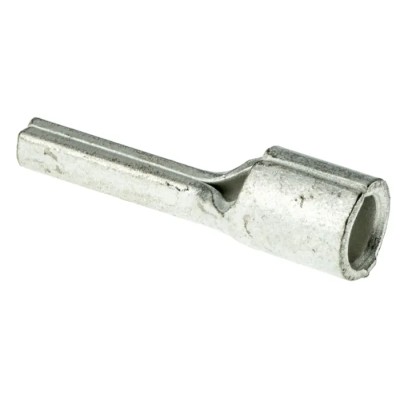 TE Connectivity Solistrand Uninsulated Tin Crimp Pin Connector 12 AWG to 10 AWG 2.6 mm Pin Diameter 9.9 mm Pin Length 165048