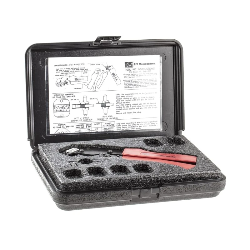 RS PRO Professional Universal Crimp Tool Frame 240mm Adjustable Ratchet 6 mm² Wire Capacity 848-391
