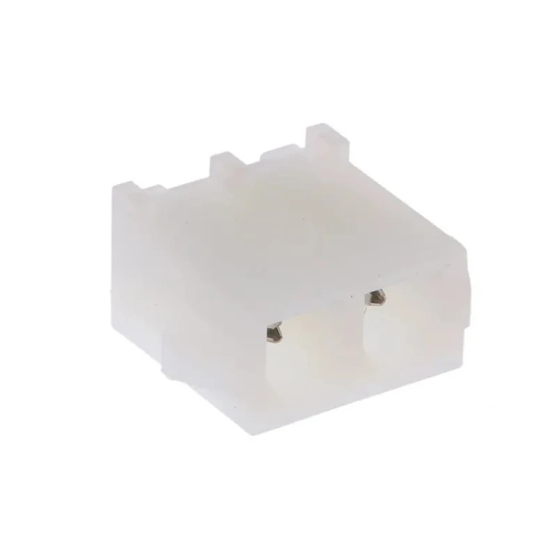 TE Connectivity Universal MATE-N-LOK Series Straight Through Hole PCB Header, 2 Contacts, 6.35 mm Pitch, 1 Row 350428-1