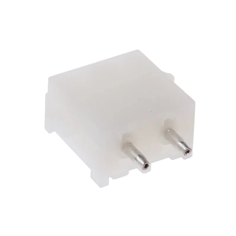 TE Connectivity Universal MATE-N-LOK Series Straight Through Hole PCB Header, 2 Contacts, 6.35 mm Pitch, 1 Row 350428-1