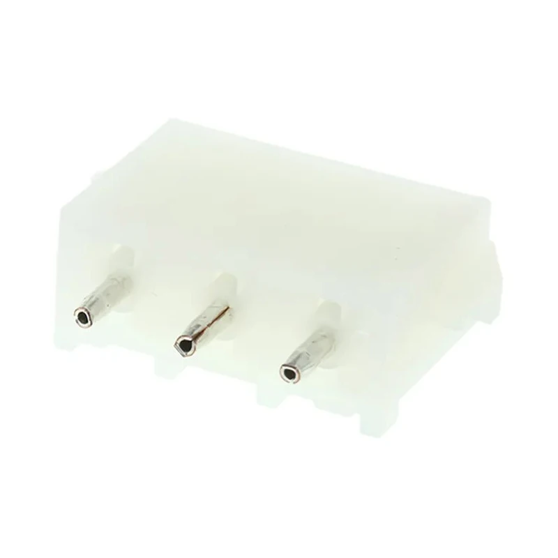 TE Connectivity Universal MATE-N-LOK Series Straight Through Hole PCB Header, 3 Contact(s), 6.35 mm Pitch, 1 Row 350429-1