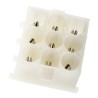 TE Connectivity Universal MATE-N-LOK Series Straight Through Hole PCB Header 9 Contacts 6.35 mm Pitch 3 Row 350432-1
