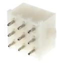 TE Connectivity Universal MATE-N-LOK Series Straight Through Hole PCB Header 9 Contacts 6.35 mm Pitch 3 Row 350432-1