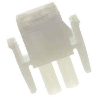 TE Connectivity Universal MATE-N-LOK Male Connector Housing 6.35 mm Pitch 2 Way 1 Row Straight 1-480698