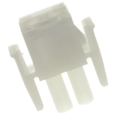 TE Connectivity Universal MATE-N-LOK Male Connector Housing 6.35 mm Pitch 2 Way 1 Row Straight 1-480698