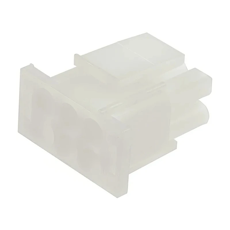 TE Connectivity Universal MATE-N-LOK Male Connector Housing 6.35 mm Pitch 6 Way 2 Row Straight 1-480704