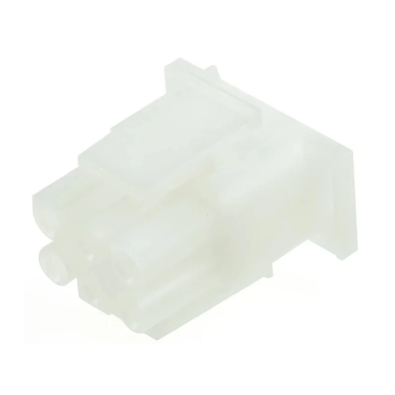 TE Connectivity Universal MATE-N-LOK Male Connector Housing 6.35 mm Pitch 6 Way 2 Row Straight 1-480704