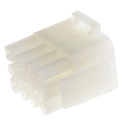 TE Connectivity Universal MATE-N-LOK Male Connector Housing 6.35 mm Pitch 12 Way 3 Row Straight 1-480708