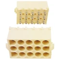 TE Connectivity Universal MATE-N-LOK Series Straight Through Hole PCB Header 15 Contacts 6.35 mm Pitch 3 Row 350434-1