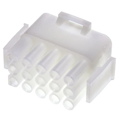 TE Connectivity Universal MATE-N-LOK Male Connector Housing 6.35 mm Pitch 15 Way 3 Row Straight 1-480710