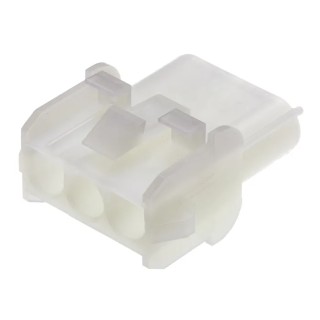 TE Connectivity Universal MATE-N-LOK Female Connector Housing 6.35 mm Pitch 3 Way 1 Row Straight 1-480701