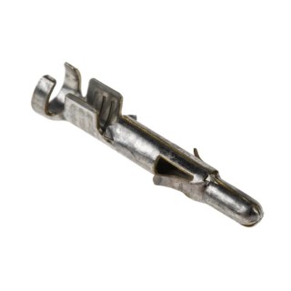 TE Connectivity Universal MATE-N-LOK Series Male Crimp Terminal, 20 AWG Min Crimp, 14 AWG Max, 19A Current, Tin 926894-1