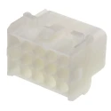 TE Connectivity Universal MATE-N-LOK Female Connector Housing 6.35 mm Pitch 15 Way 3 Row Straight 1-480711