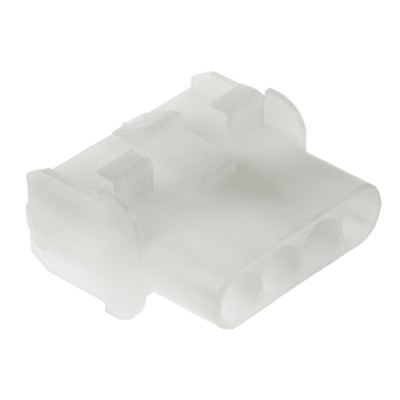 TE Connectivity Universal MATE-N-LOK Female Connector Housing 6.35 mm Pitch 4 Way 1 Row Straight 1-480703