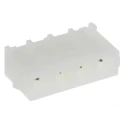 TE Connectivity Universal MATE-N-LOK Series Straight Through Hole PCB Header, 4 Contacts, 6.35 mm Pitch, 1 Row 350430-1