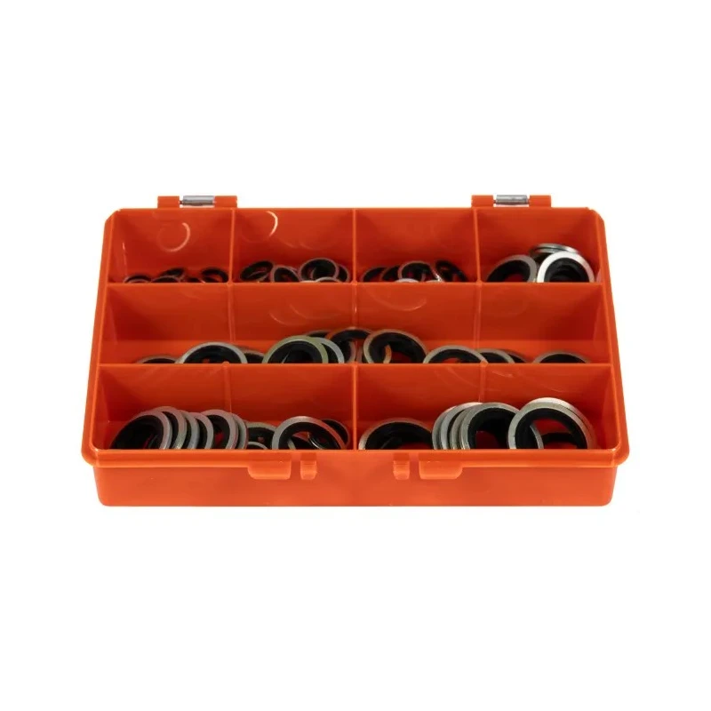 RS PRO Metric Bonded Seal Kit Nitrile 125 Pieces United Kingdom 850-697
