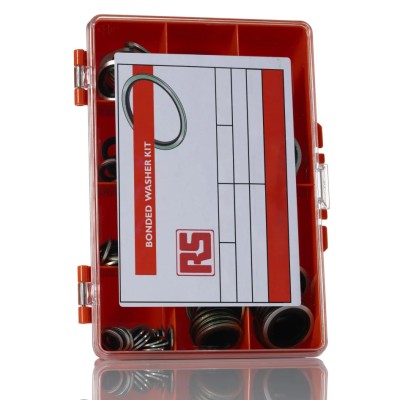 RS PRO BSP Self-Centring Imperial Seal Kit Nitrile 114 Pieces 850-704