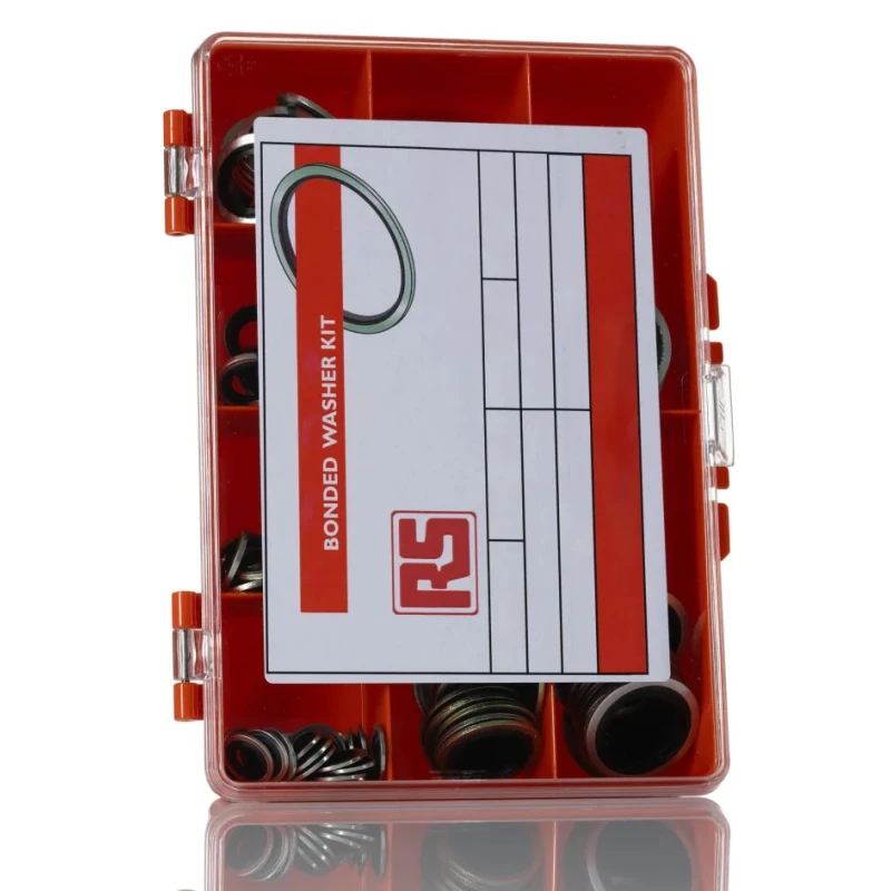 RS PRO BSP Self-Centring Imperial Seal Kit Nitrile 114 Pieces 850-704