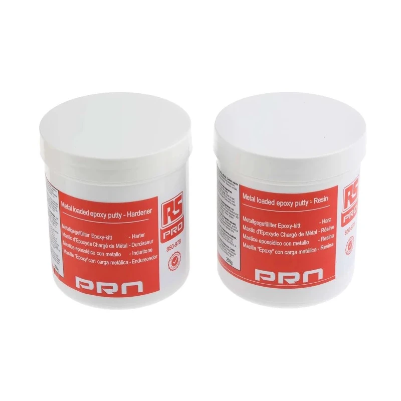 RS PRO Solid Adhesive Metal Loaded Epoxy Putty 500 g, White Solid Epoxy Adhesive 24 h Cure Time 1.82 Specific Gravity 850-978