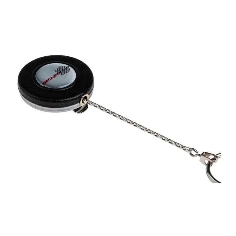 Securikey Silver Stainless Steel Spring Clip Key Reel RSCALOGOSKY
