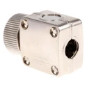 Jaeger Circular Connector, 6 Contacts, Cable Mount, Standard Size, Female Contact, Silver Plating, IP50/IP54 0429 540 06